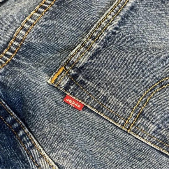 Levi’s straight leg high rise jeans light wash size 31 W - Picture 8 of 15